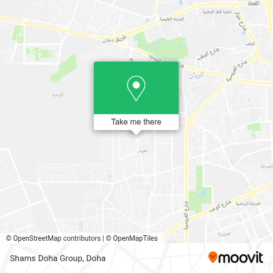 Shams Doha Group map