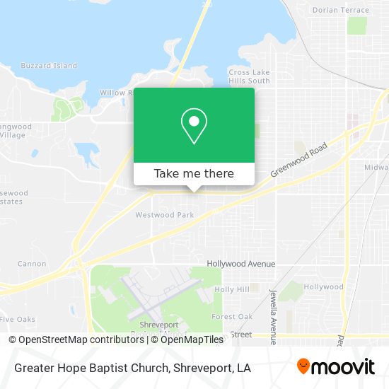 Greater Hope Baptist Church map