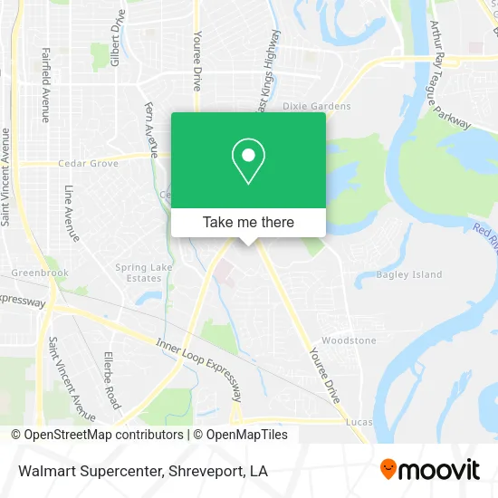 Walmart Supercenter map