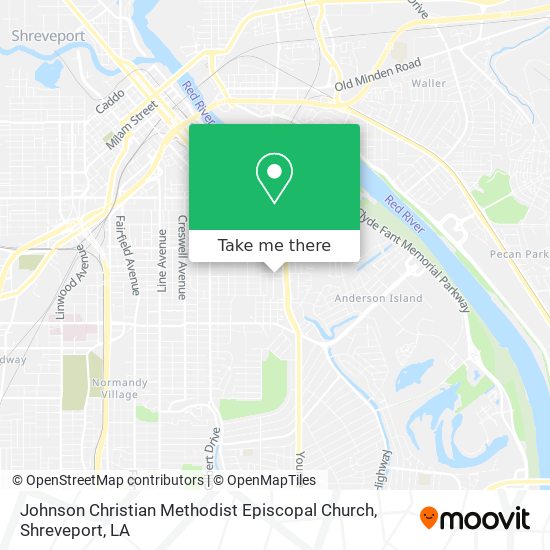 Johnson Christian Methodist Episcopal Church map