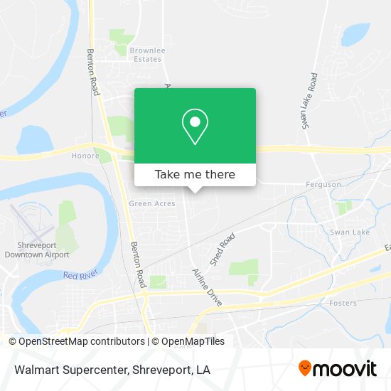 Walmart Supercenter map