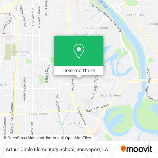 Arthur Circle Elementary School map