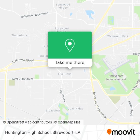 Huntington High School map