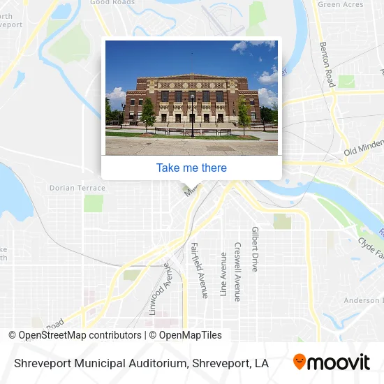 Shreveport Municipal Auditorium map