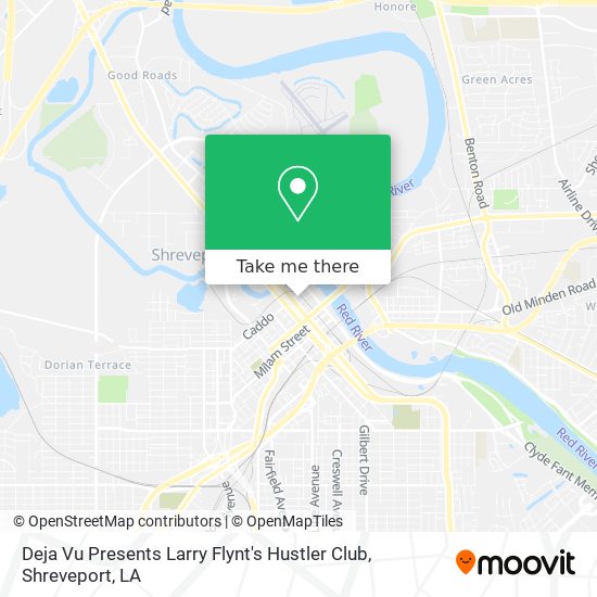 Deja Vu Presents Larry Flynt's Hustler Club map