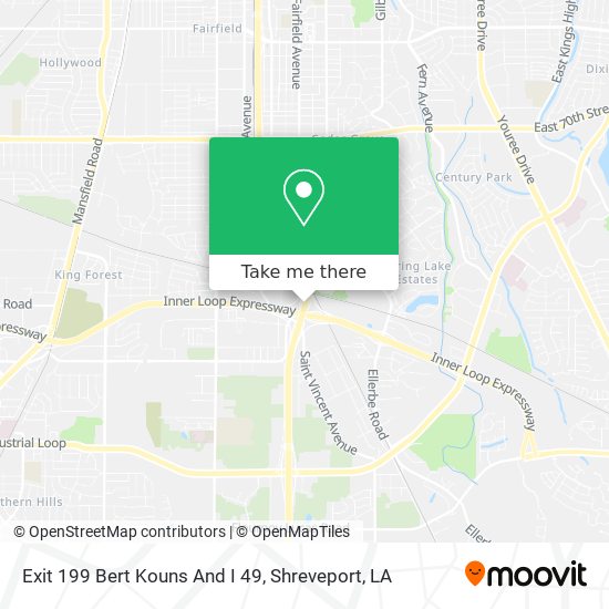 Directions To Interstate 49 South How To Get To Exit 199 Bert Kouns And I 49 In Shreveport By Bus?