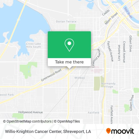 Willis-Knighton Cancer Center map