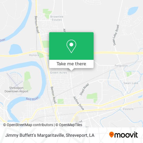 Jimmy Buffett's Margaritaville map