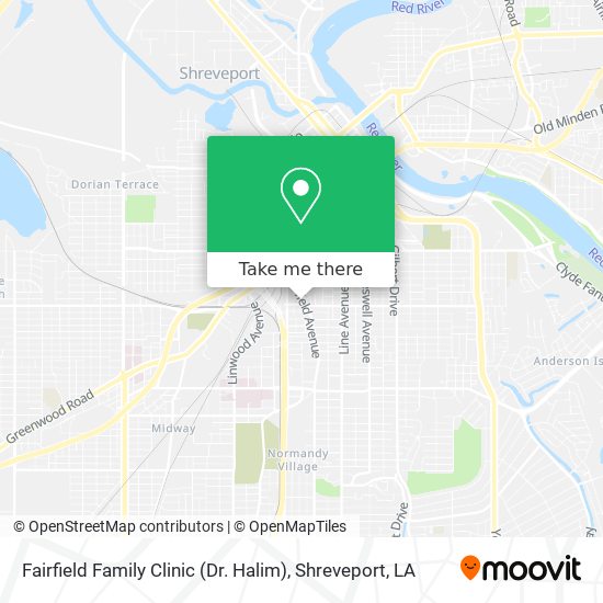 Fairfield Family Clinic (Dr. Halim) map