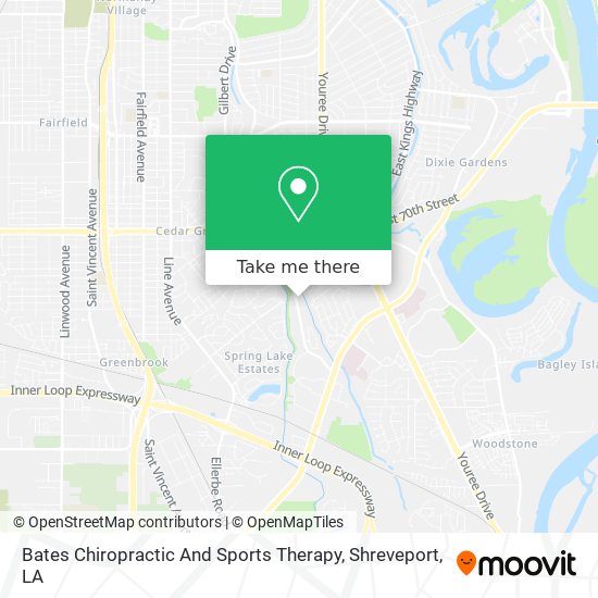Bates Chiropractic And Sports Therapy map