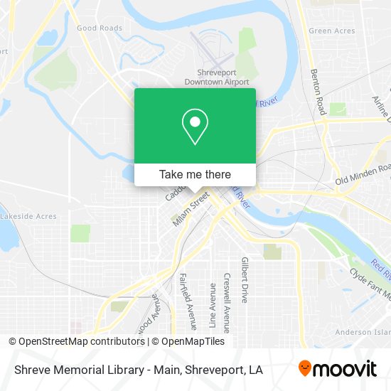 Mapa de Shreve Memorial Library - Main