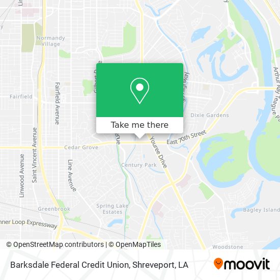 Barksdale Federal Credit Union map