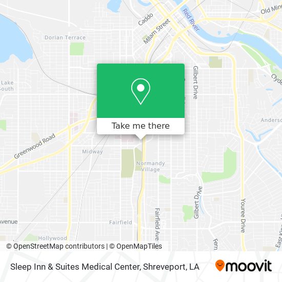 Sleep Inn & Suites Medical Center map