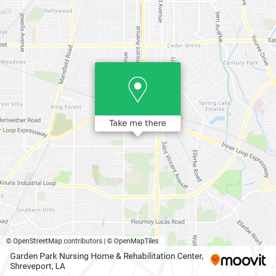 Mapa de Garden Park Nursing Home & Rehabilitation Center
