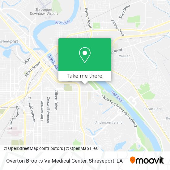 Overton Brooks Va Medical Center map