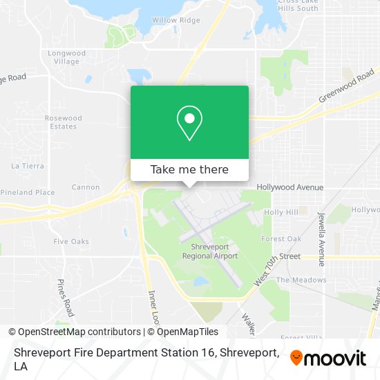 Mapa de Shreveport Fire Department Station 16