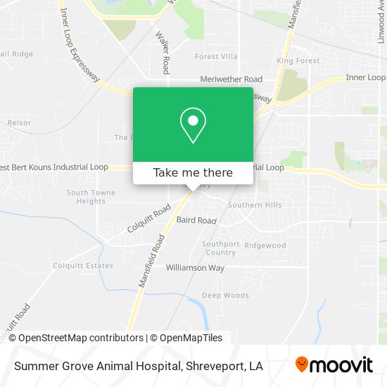Mapa de Summer Grove Animal Hospital