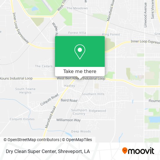 Dry Clean Super Center map