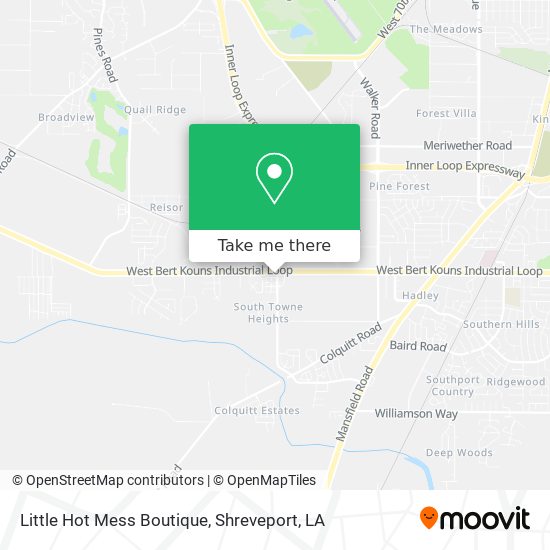 Little Hot Mess Boutique map
