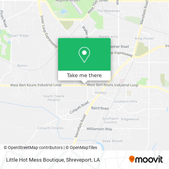 Little Hot Mess Boutique map