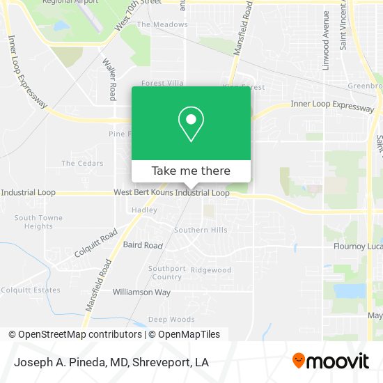 Mapa de Joseph A. Pineda, MD
