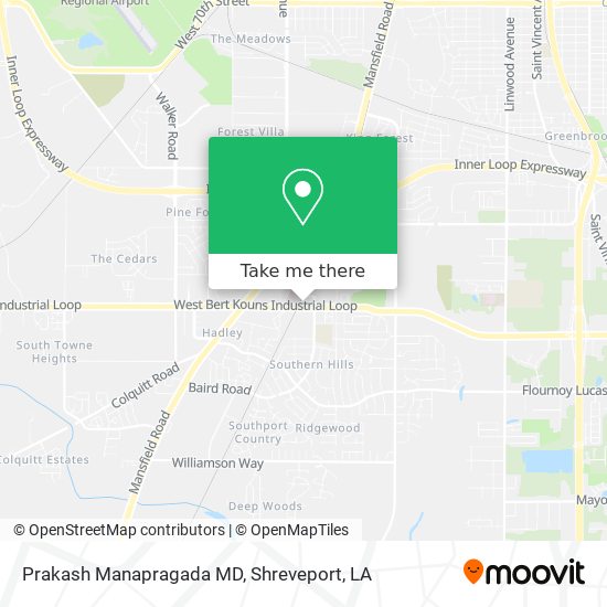Prakash Manapragada MD map