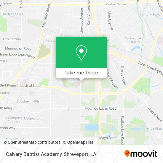 Calvary Baptist Academy map