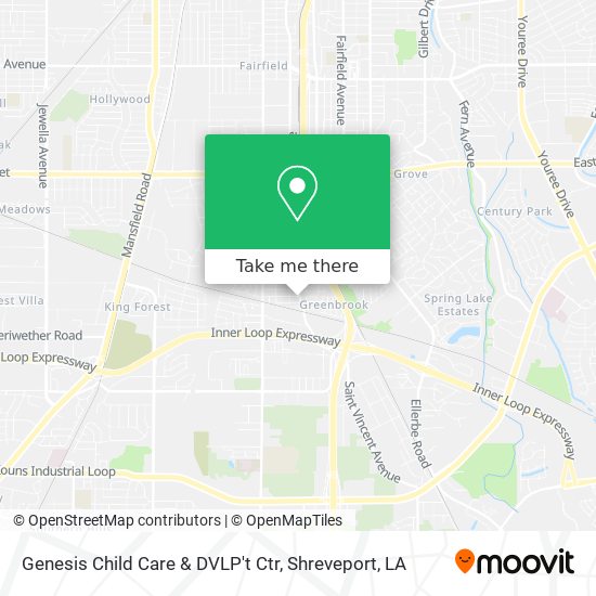 Genesis Child Care & DVLP't Ctr map