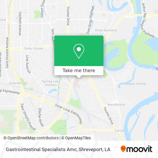 Gastrointestinal Specialists Amc map
