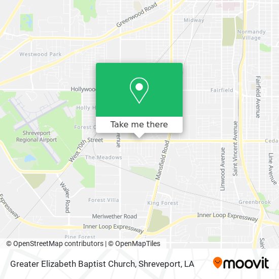 Mapa de Greater Elizabeth Baptist Church