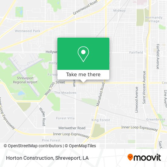 Horton Construction map