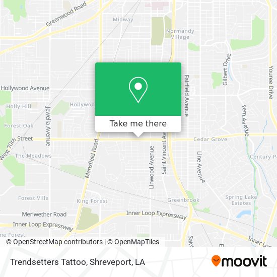 Trendsetters Tattoo map