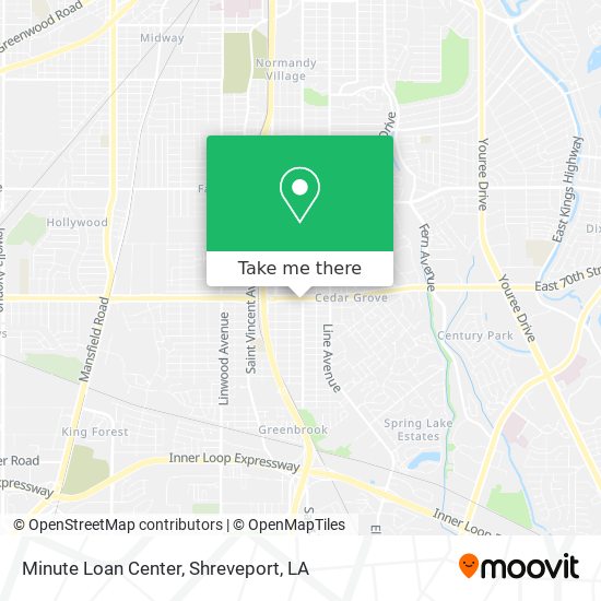 Mapa de Minute Loan Center
