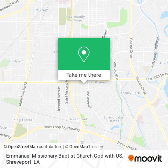 Mapa de Emmanuel Missionary Baptist Church God with US