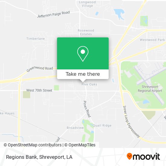Mapa de Regions Bank