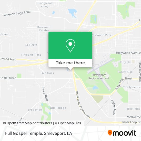 Mapa de Full Gospel Temple
