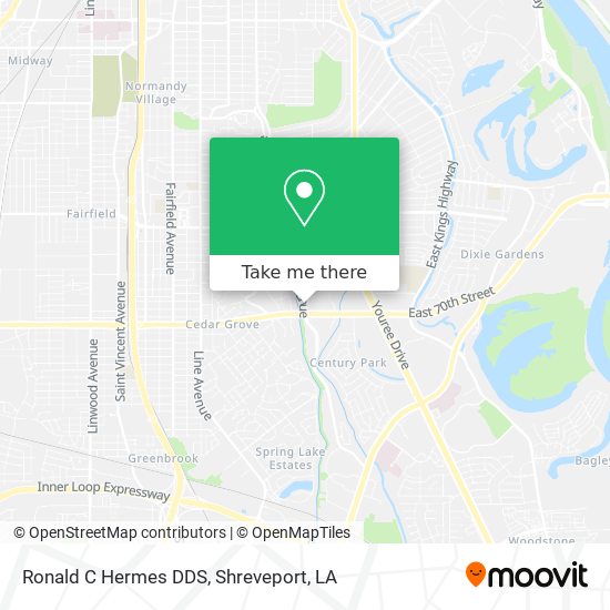 Ronald C Hermes DDS map