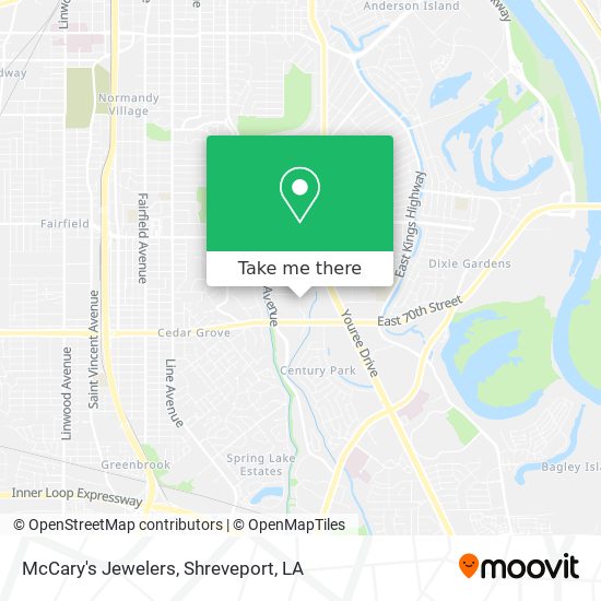 McCary's Jewelers map