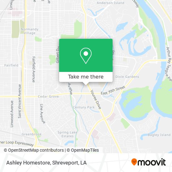 Ashley Homestore map