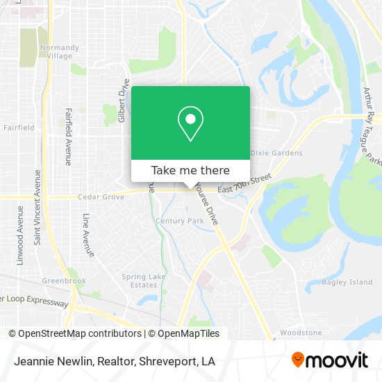 Jeannie Newlin, Realtor map