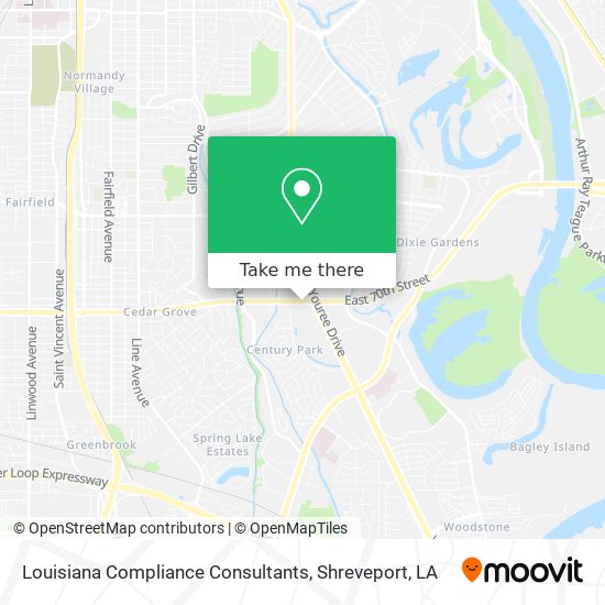 Louisiana Compliance Consultants map