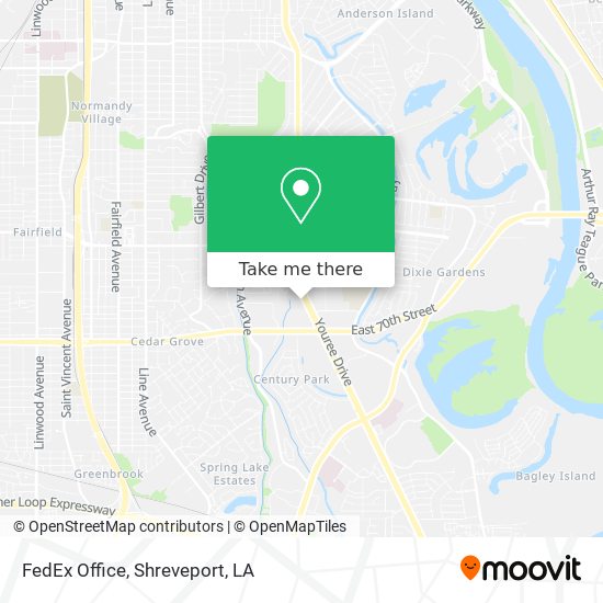 FedEx Office map