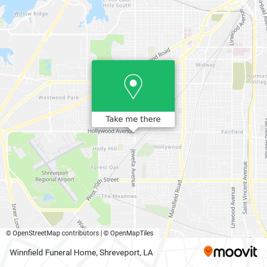 Winnfield Funeral Home map