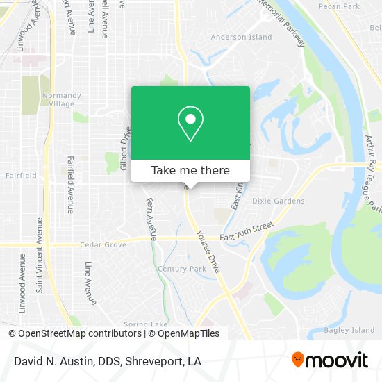 David N. Austin, DDS map