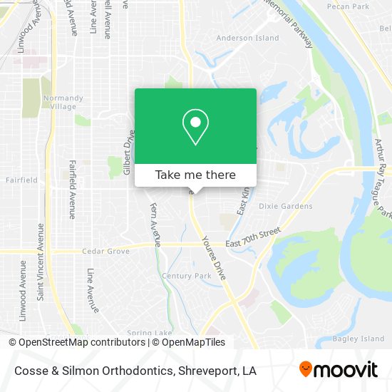 Cosse & Silmon Orthodontics map