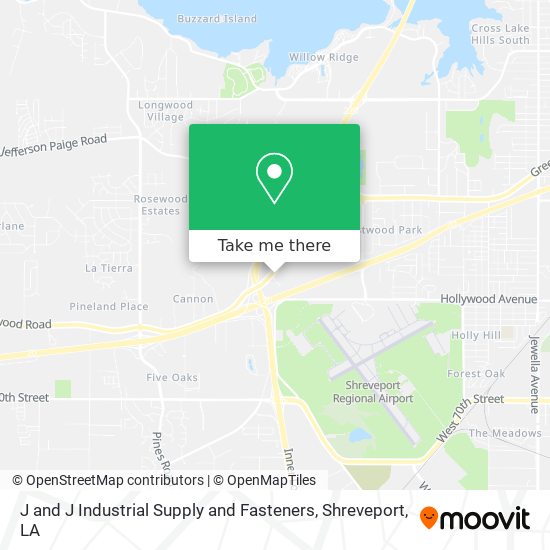 J and J Industrial Supply and Fasteners map