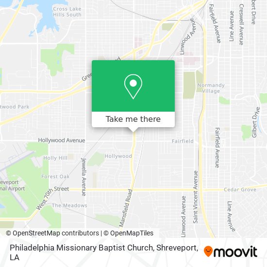 Philadelphia Missionary Baptist Church map