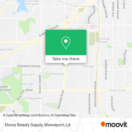 Ebony Beauty Supply map