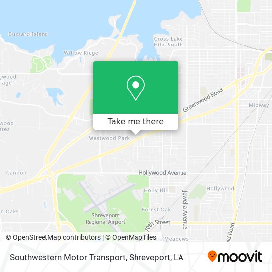 Mapa de Southwestern Motor Transport