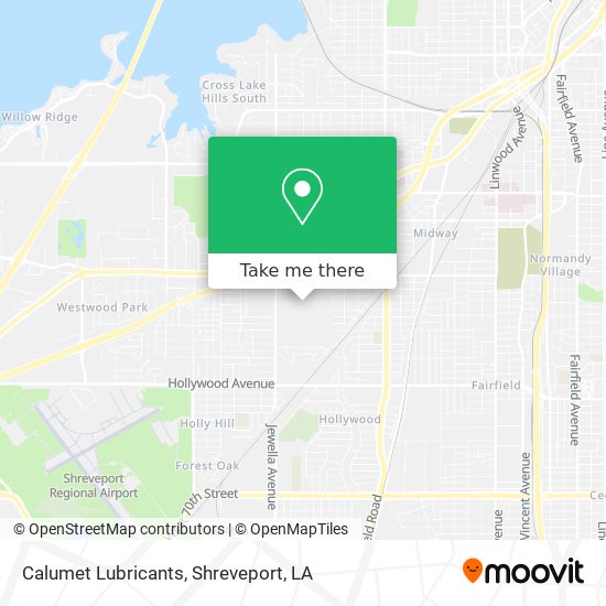 Calumet Lubricants map